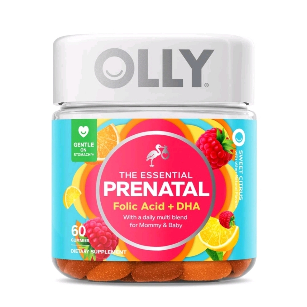 NEW OLLY Prenatal Vitamins 60 count